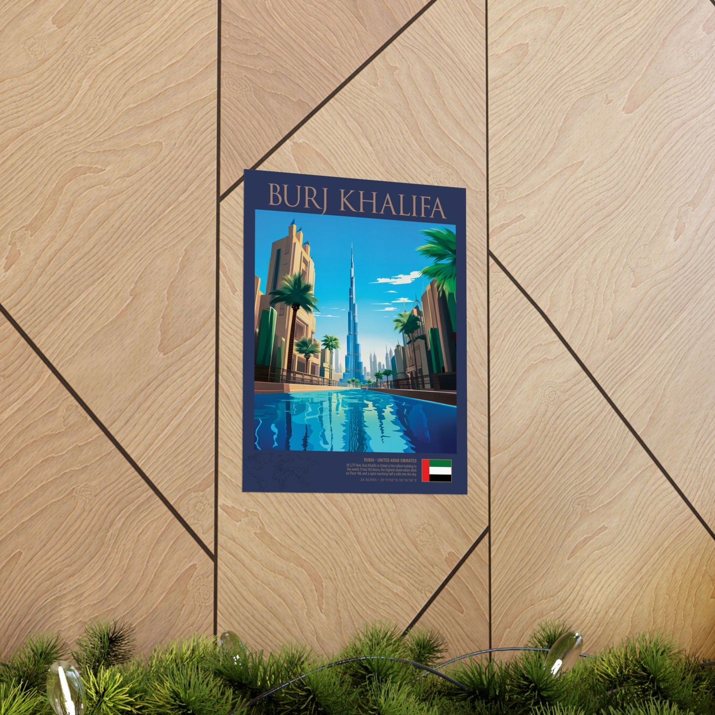 Burj Khalifa Poster