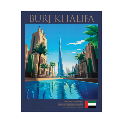 Burj Khalifa Poster