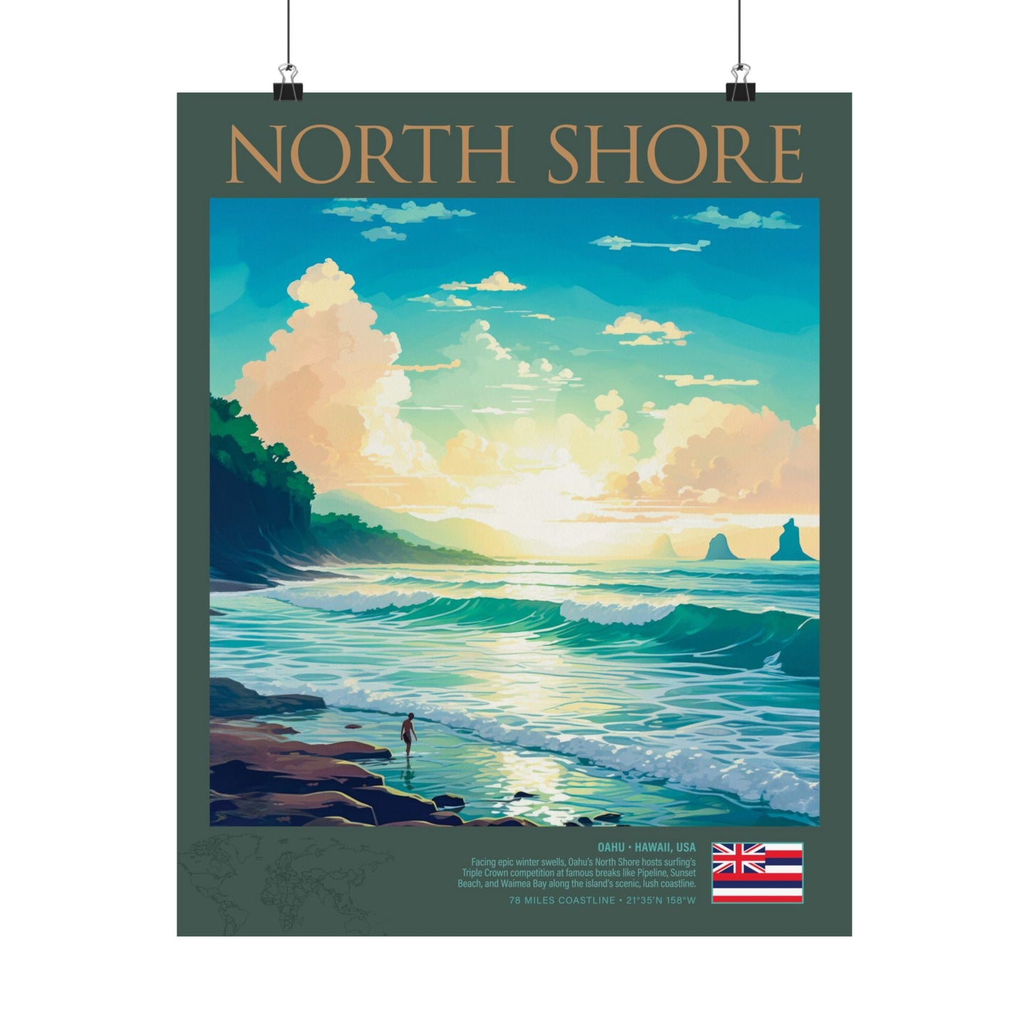 North Shore Hawaii Posters