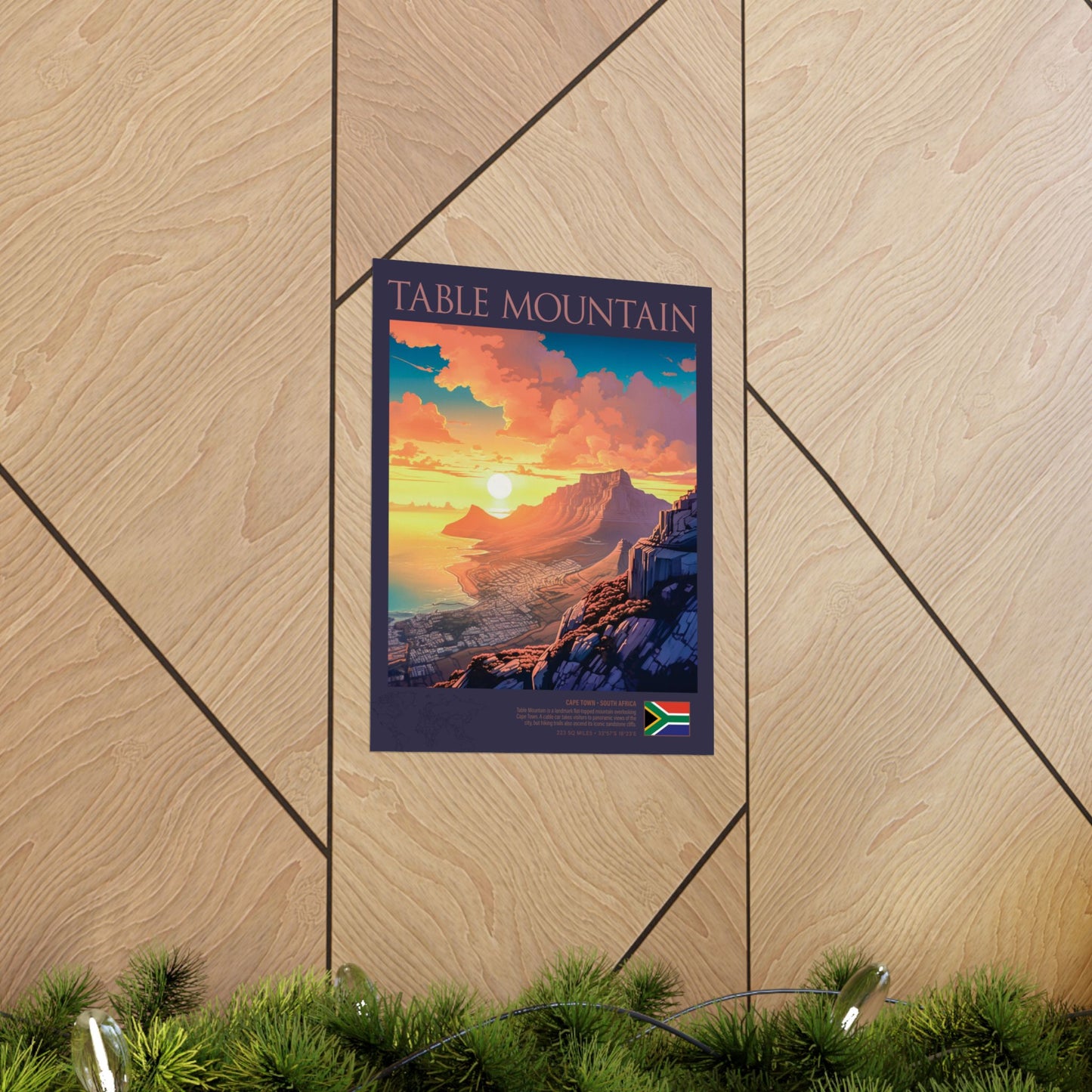 Table Mountain Poster