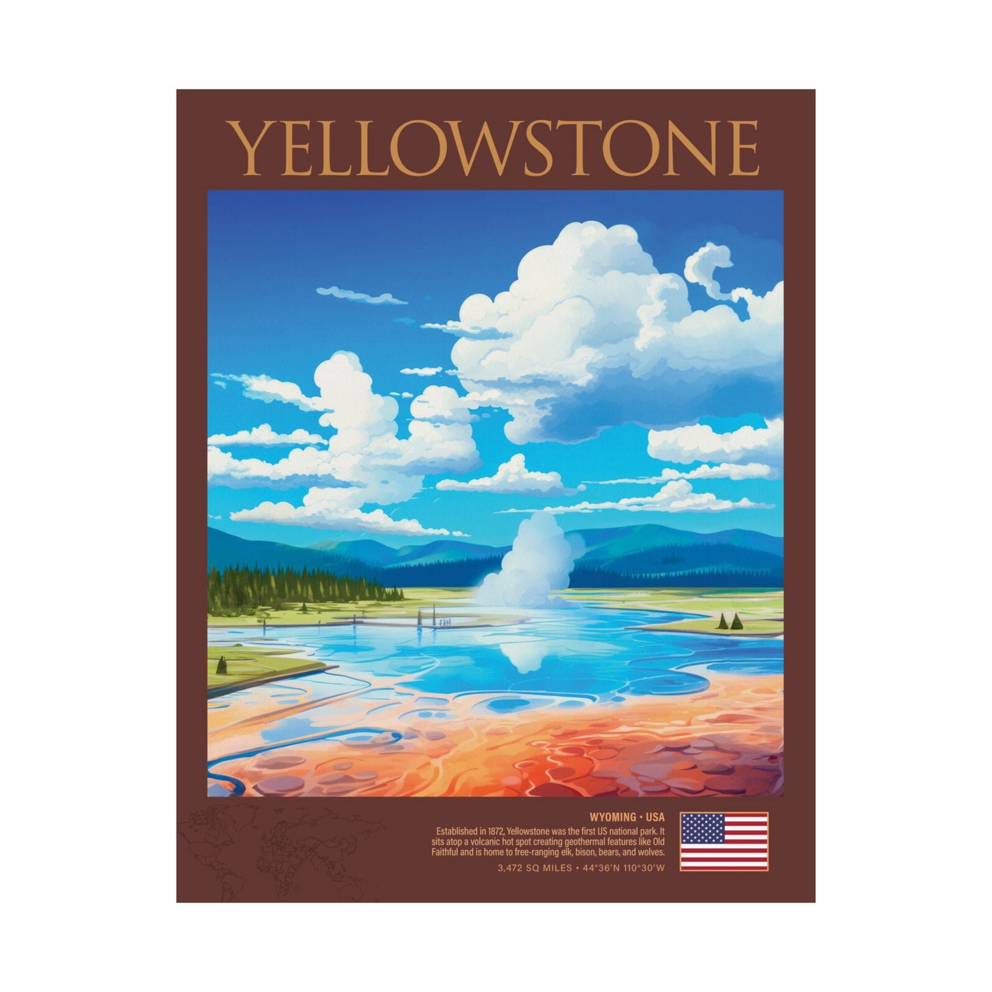 Yellowstone National Park Posters