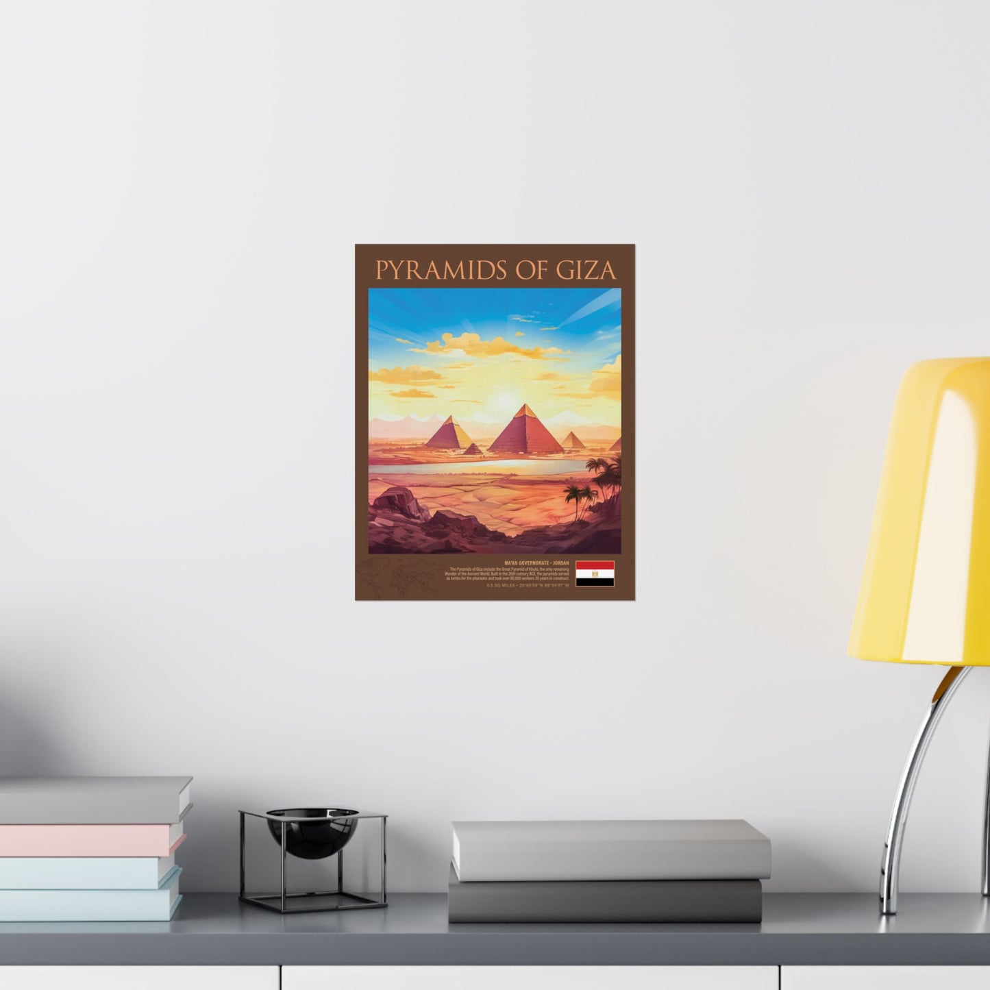 Pyramids of Giza Poster