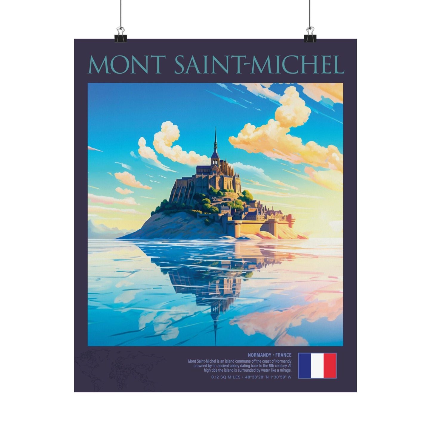 Mont Saint Michel France Posters