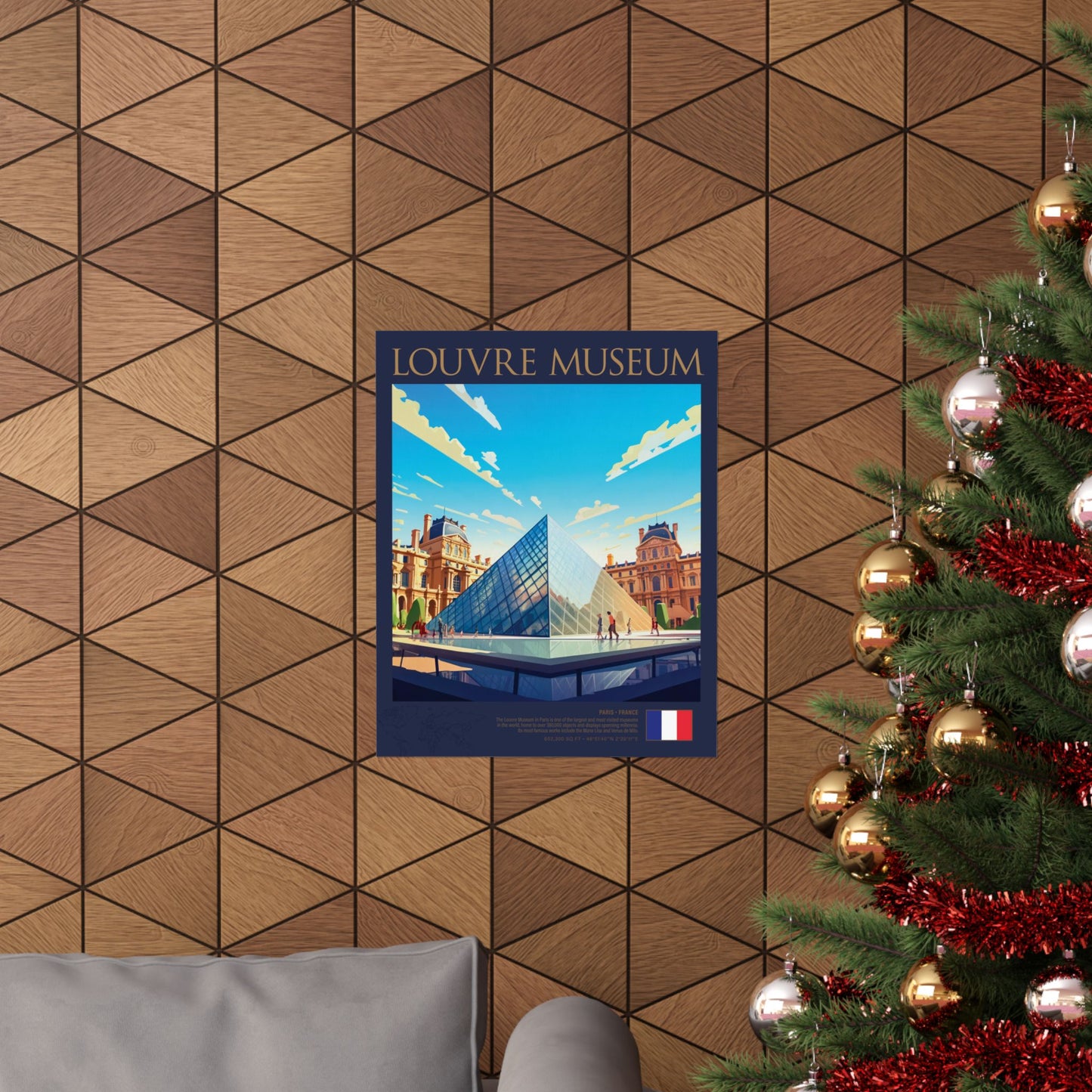 Louvre Museum Poster