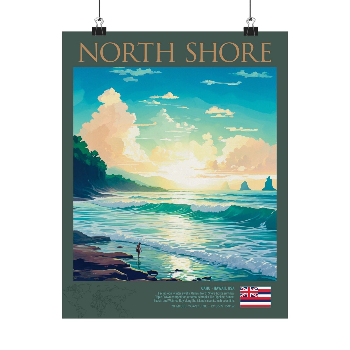 North Shore Hawaii Posters