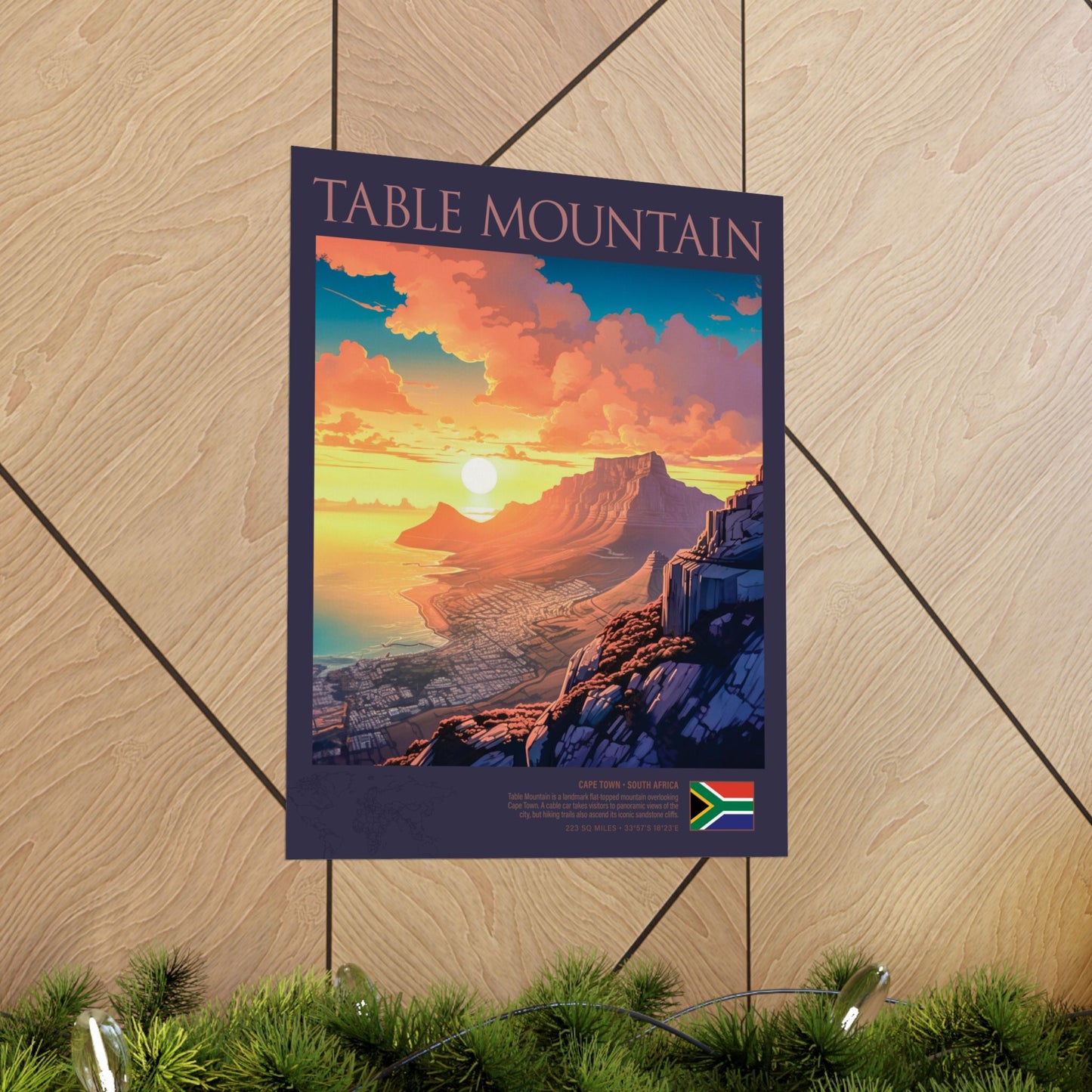 Table Mountain Poster