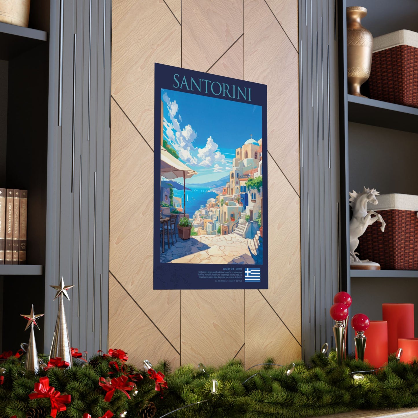 Santorini Poster