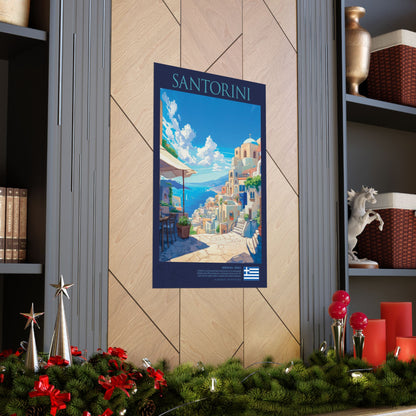 Santorini Poster