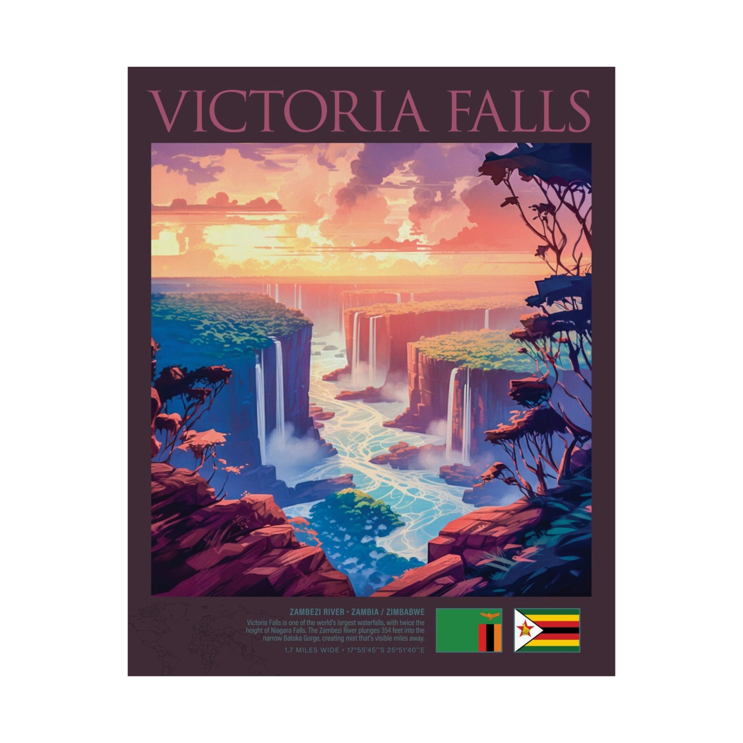 Victoria Falls Poster