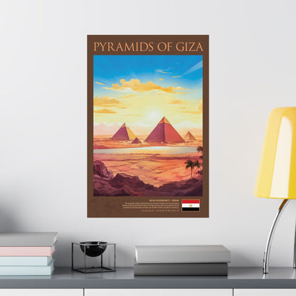 Pyramids of Giza Poster