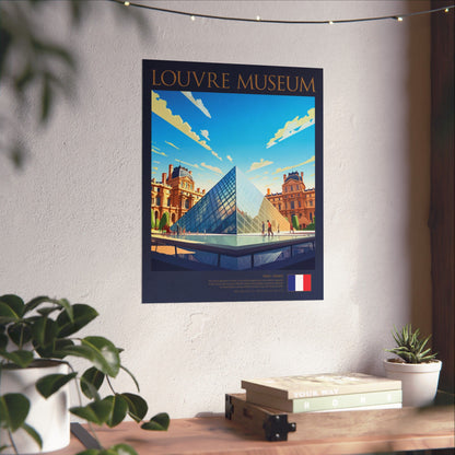 Louvre Museum Poster