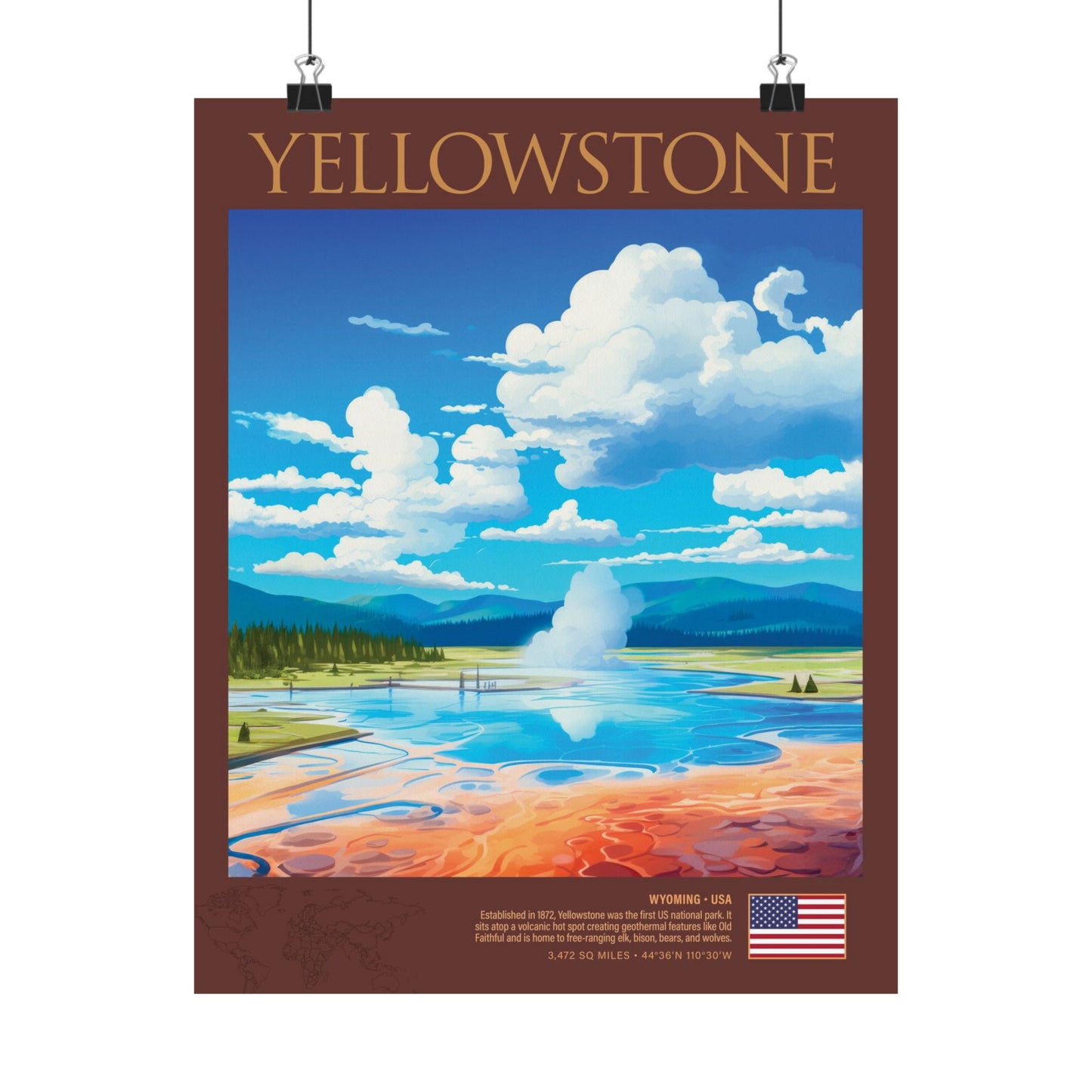 Yellowstone National Park Posters