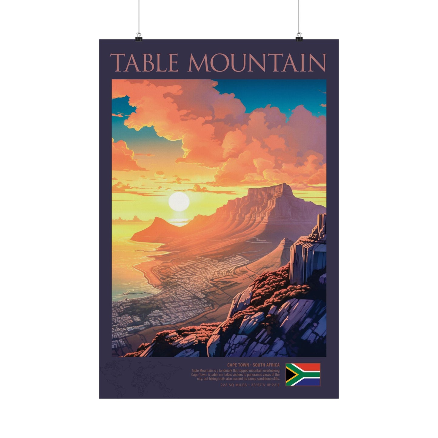 Table Mountain Poster