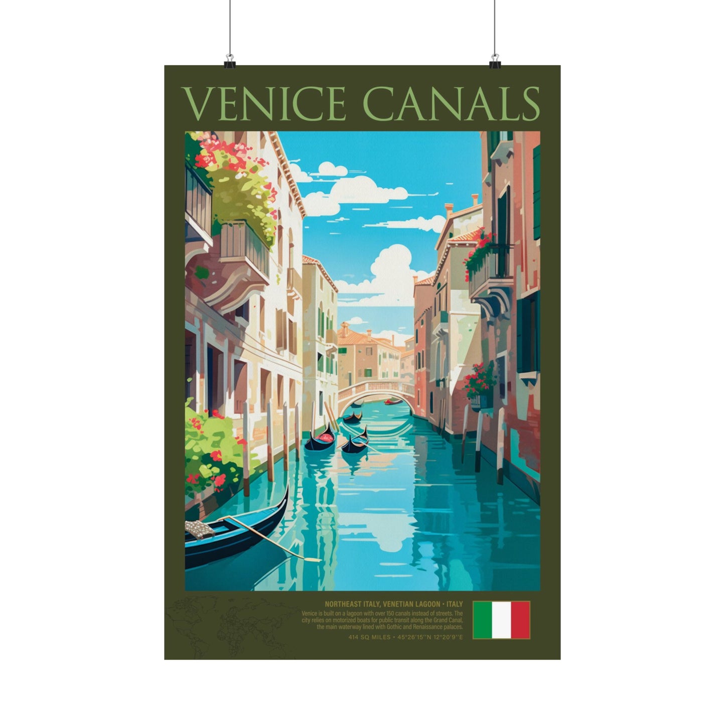 Venice Italy Canals Posters