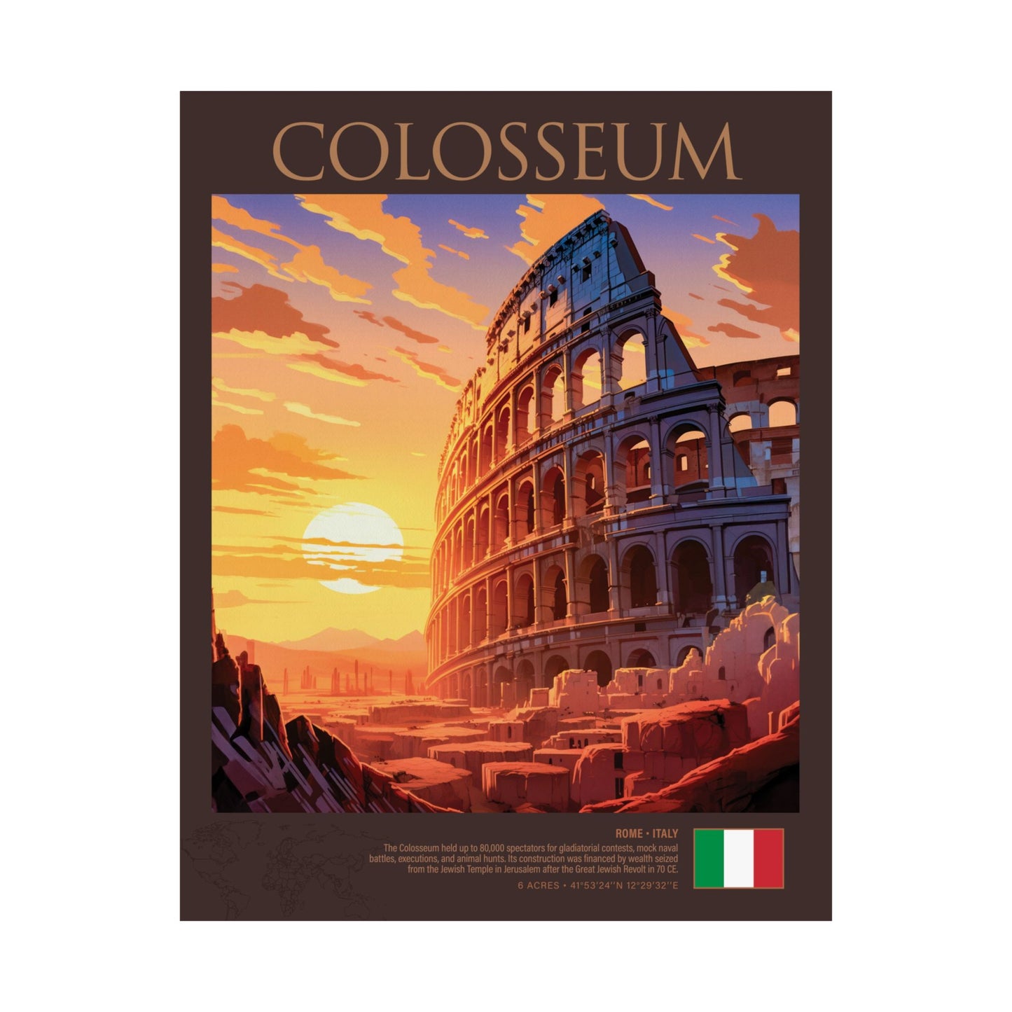 Roman Colosseum Posters