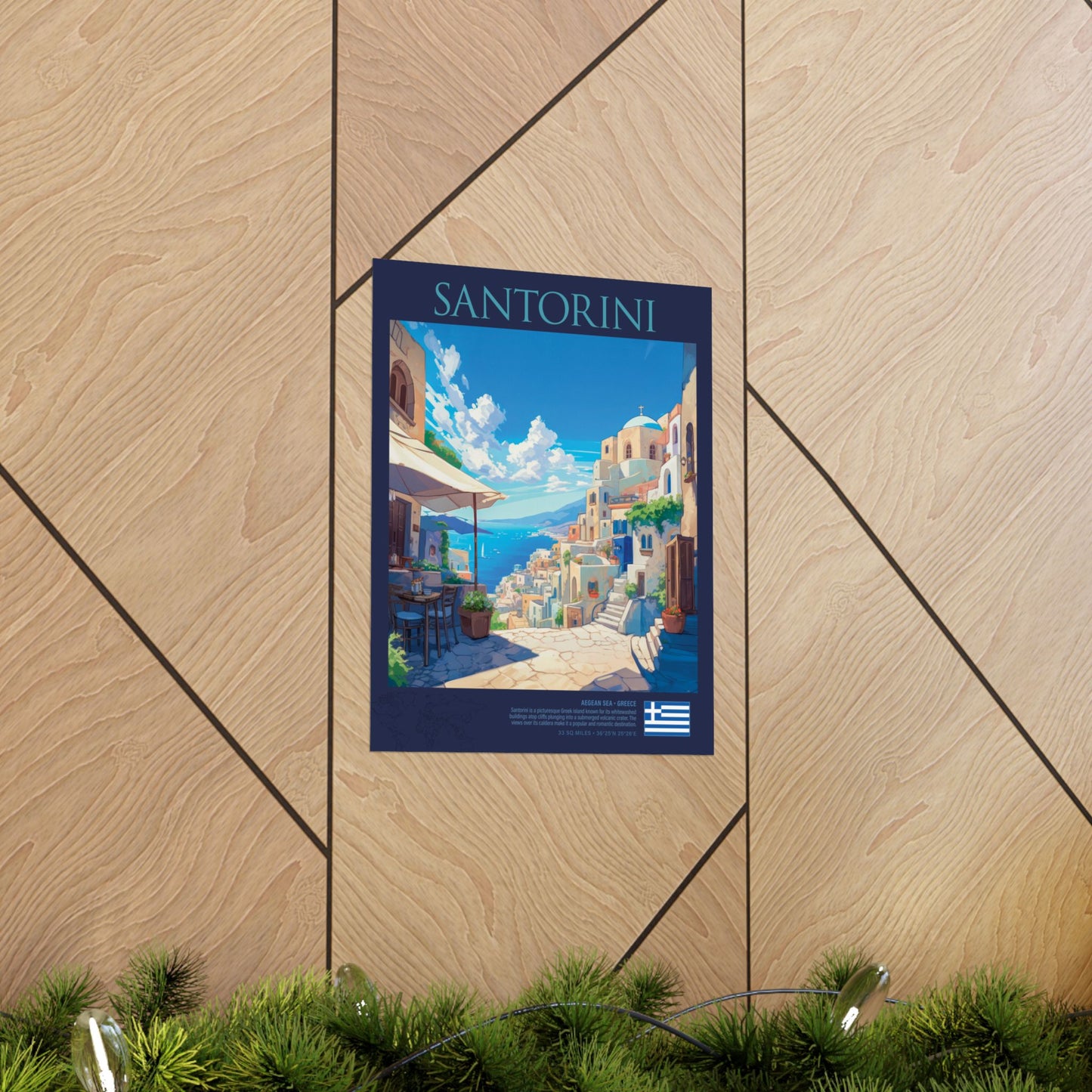 Santorini Poster