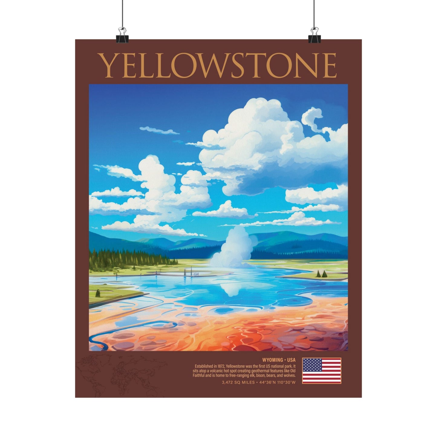 Yellowstone National Park Posters