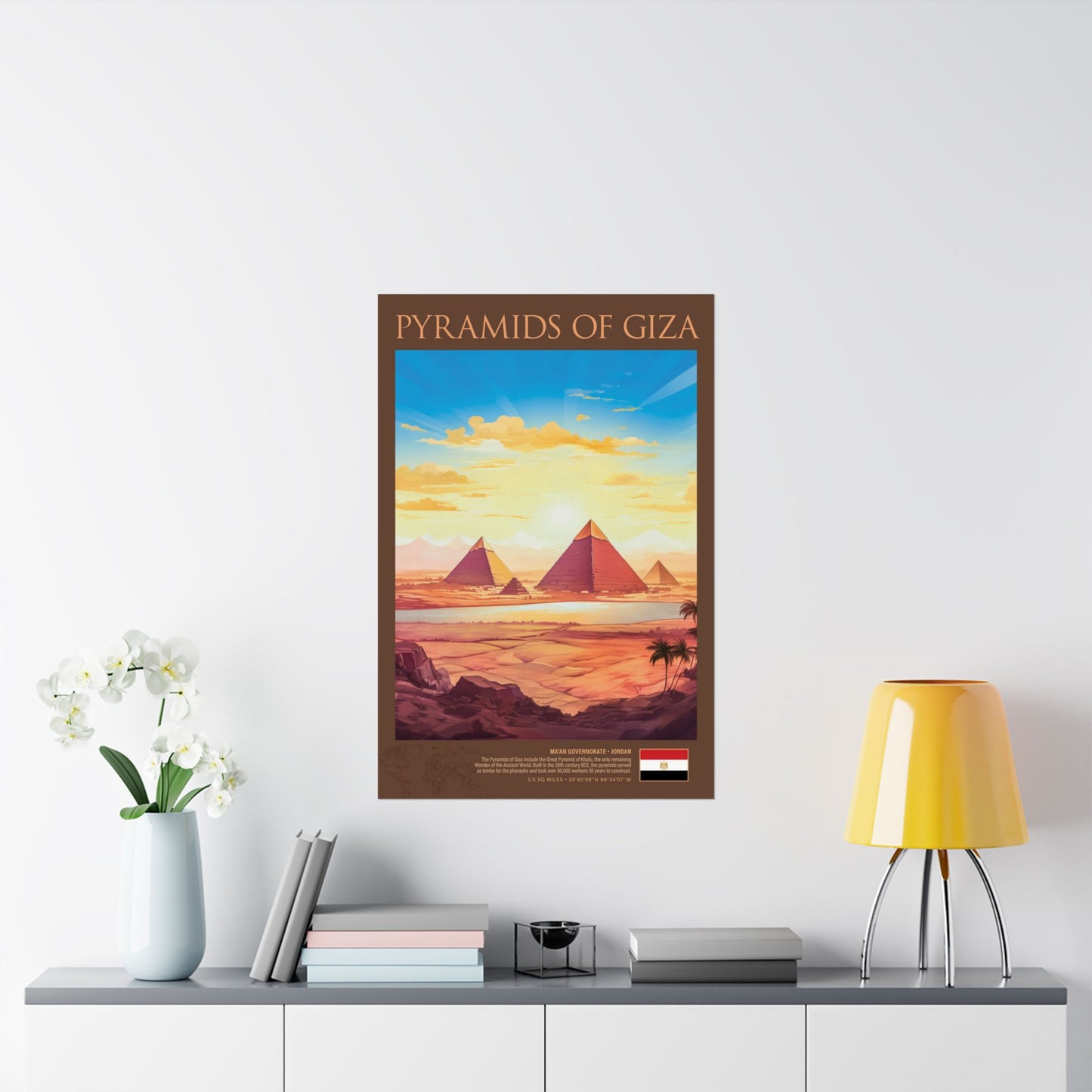 Pyramids of Giza Poster