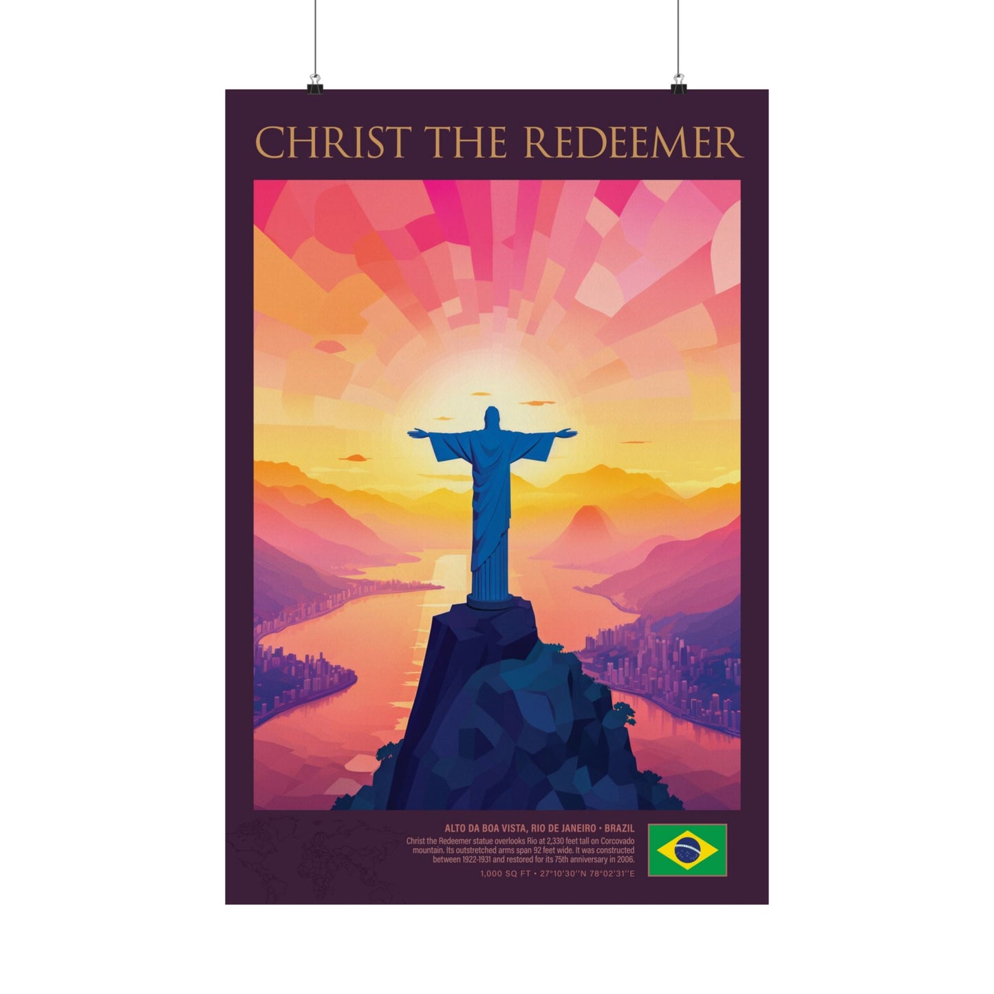 Christ the Redeemer Poster