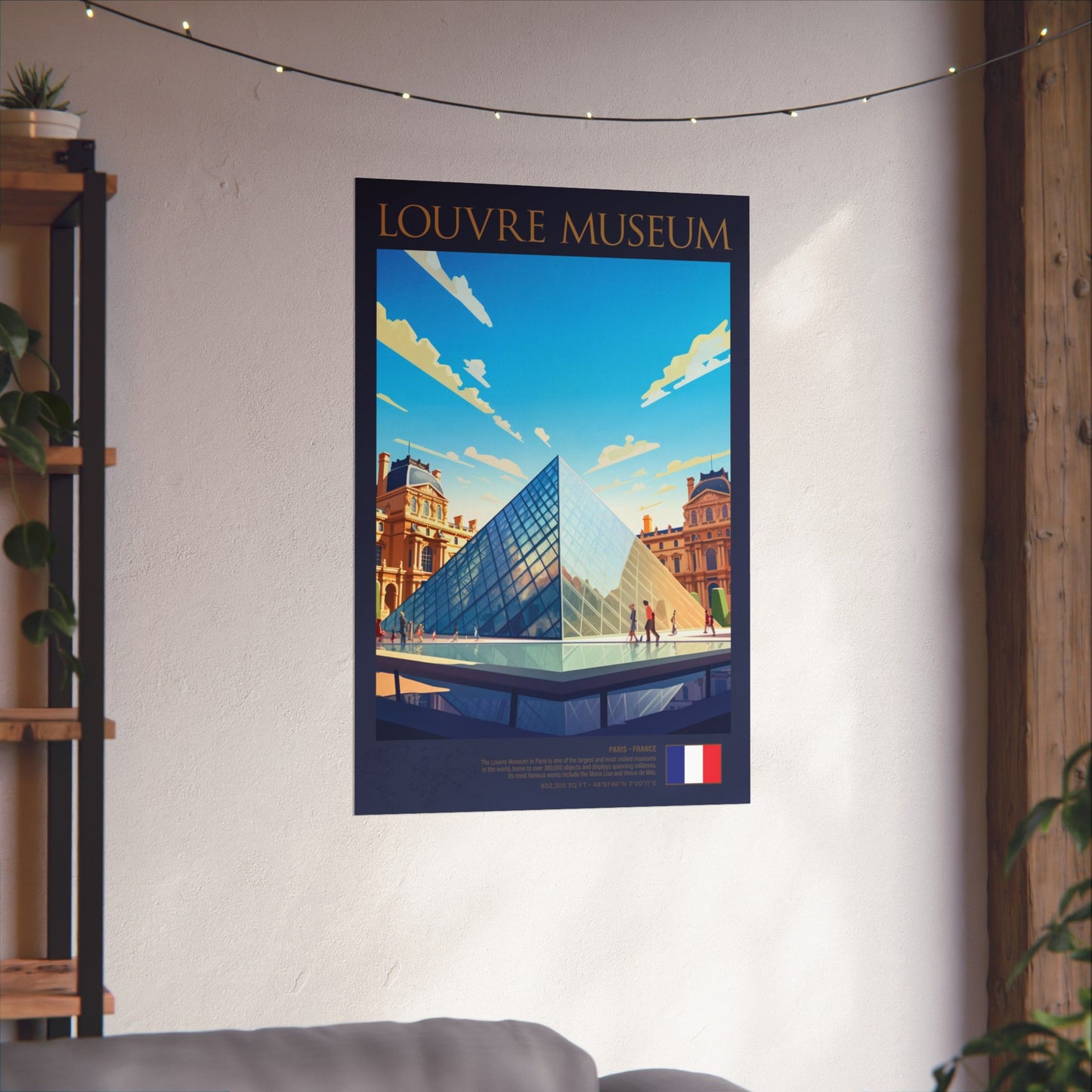 Louvre Museum Poster