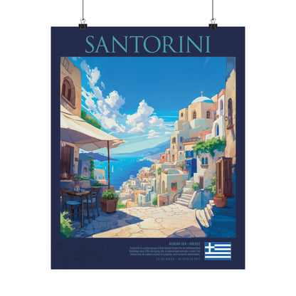 Santorini Poster