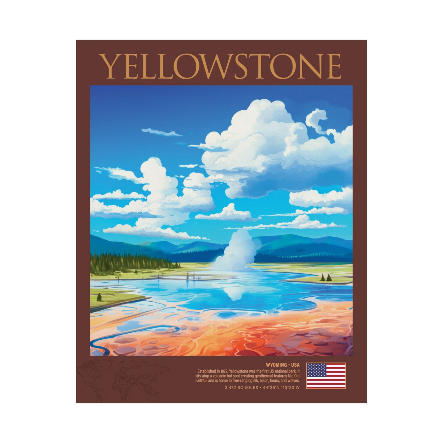 Yellowstone National Park Posters