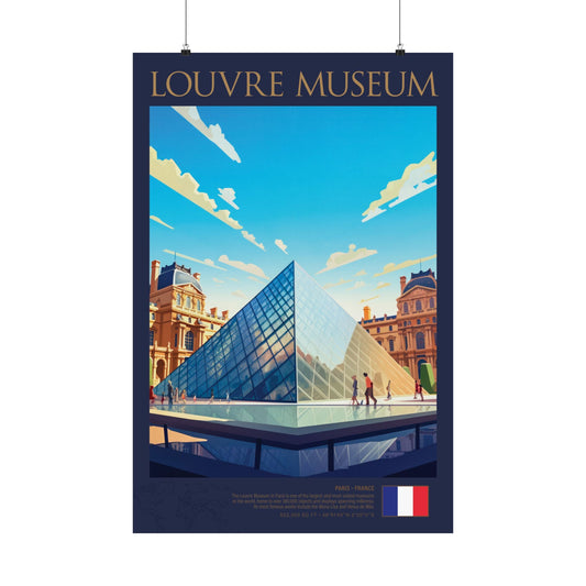 Louvre Museum Poster