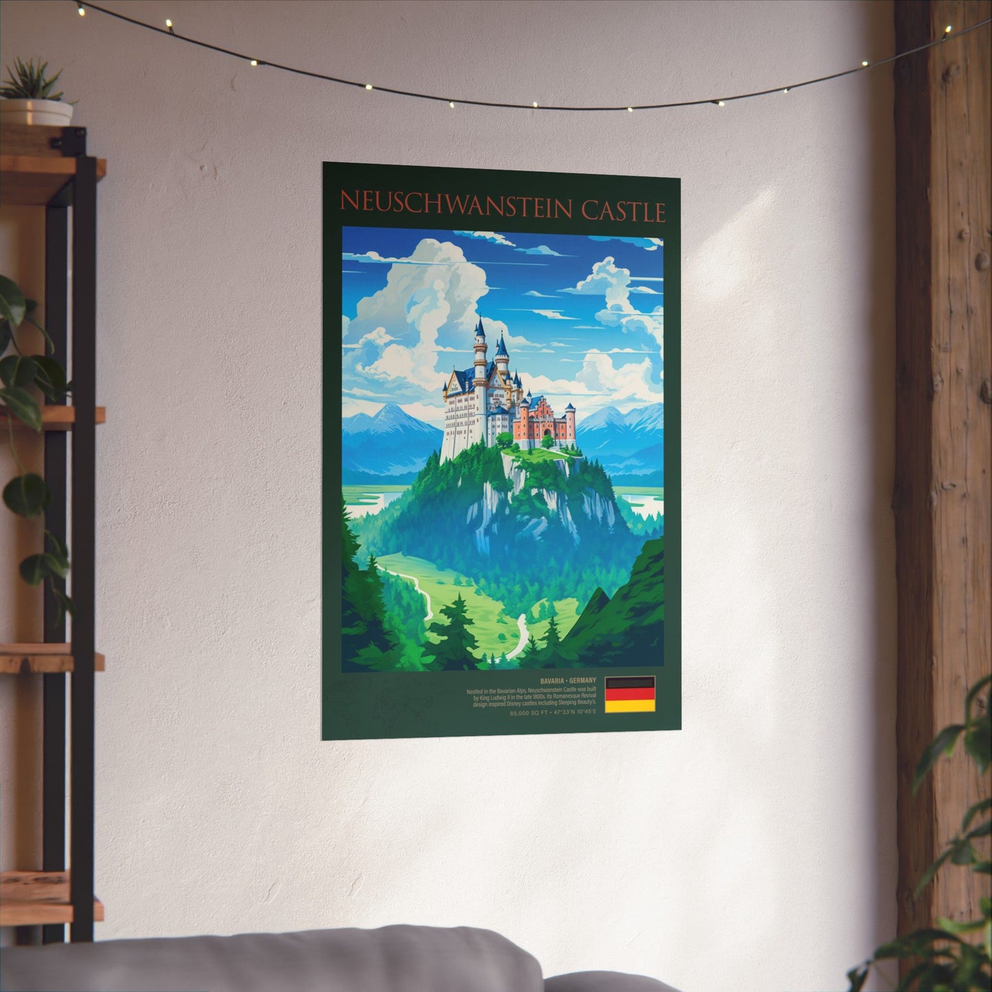 Neuschwanstein Castle Poster