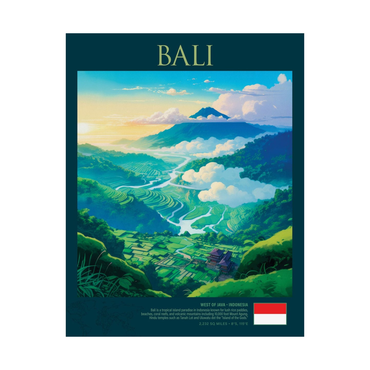 Bali Indonesia Poster