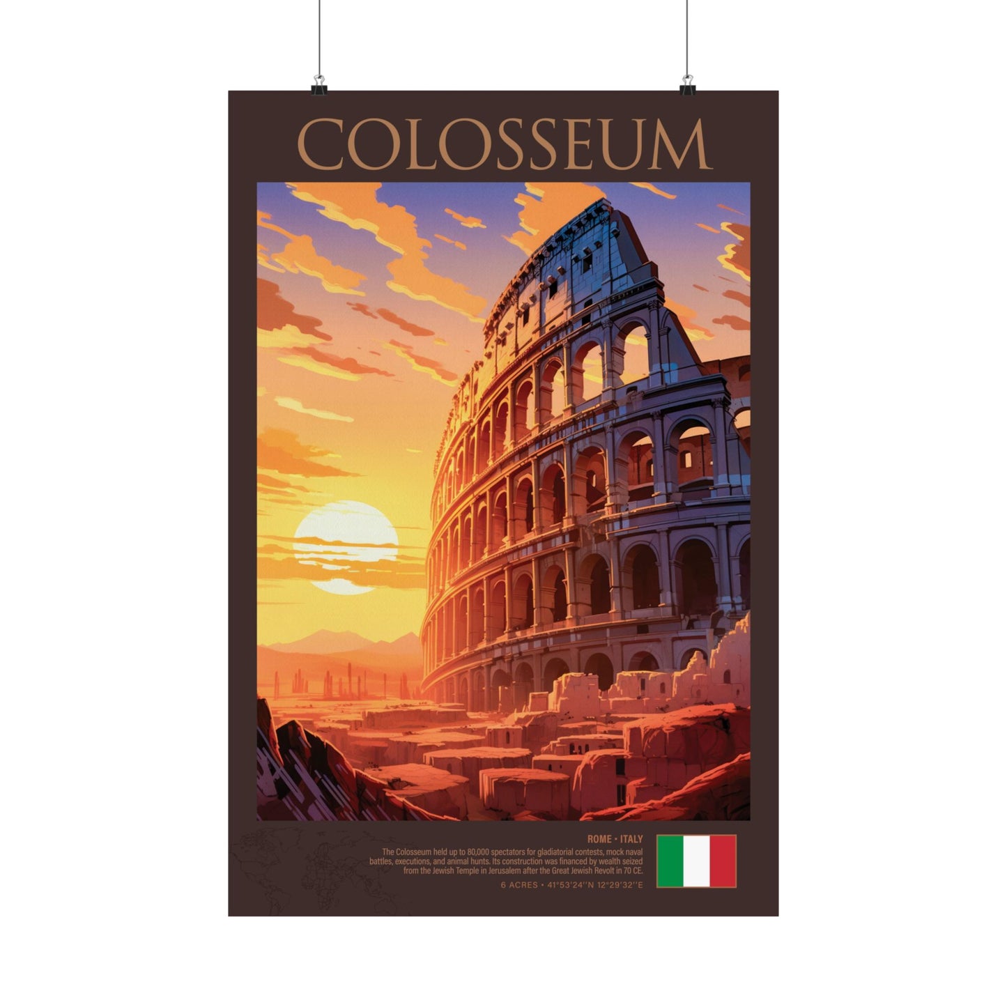 Roman Colosseum Posters